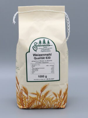 Weizenmehl Qualität 630